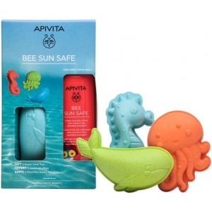 APIVITA Bee Sun Safe Слънцезащитен спрей за деца, 200 ml + Подарък 2 броя Крафт пъзел с цветни моливчета - baby