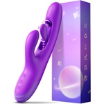 SuperLove G-Spot Fingering Rabbit Vibrator Purple