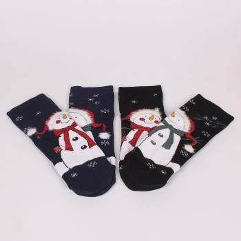 Image 1 of Коледен комплект термо чорапи със снежен човек