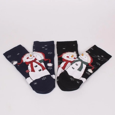 Коледен комплект термо чорапи със снежен човек