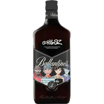 Ballantine‘s Finest Gorillaz Edition 40% 0,7 l (čistá flaša)