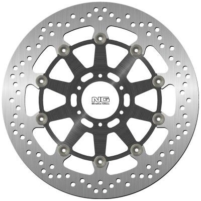 NG přední brzdový kotouč APRILIA CAPONORD 1200 13-17, YAMAHA FZR 1000 87-95, XJR1200/1300 95-99 (320X64X5mm) (6X8,5mm) plovoucí (prostředek hliníkový) – Hledejceny.cz