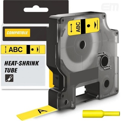 Páska AltPrint [Dymo] Rhino bužírky 9mm (18054) žlutá, 1,5m
