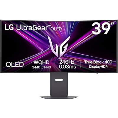39GX900A-B, 39", OLED UltraGear 21: 9 Curved, 0.03 ms, WQHD (3440x1440), SB-C, PD 65W, HDMI, DP, PBP, Black (39GX900A-B)