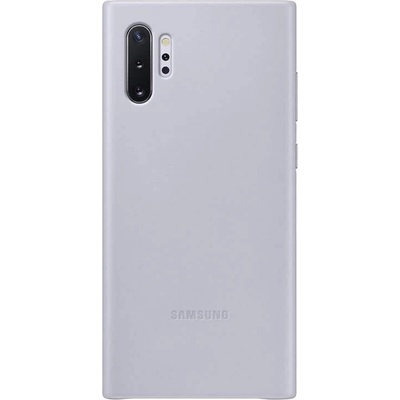 Samsung Leather Cover EF-VN975LJEGWW - оригинален кожен калъф (естествена кожа) за Samsung Note 10 Plus (сив)