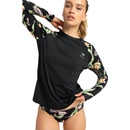 Roxy Lycra LS Anthracite Island Escape