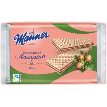 Manner Лешникови вафли Manner Knuspino Haselnuss 110гр