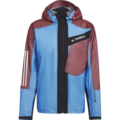 adidas Яке Adidas Men's Techrock Light Gore-Tex Hooded Performance Training Jacket - Shoblu/Shared