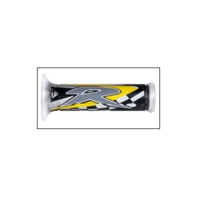 HARRIS gripy 01687-RG (125 mm/22 mm) s otvorem barva žlutá/černá/bílá