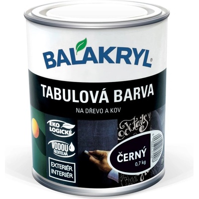 Balakryl tabulová barva 0,7kg černá – Sleviste.cz
