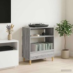 vidaXL Стойка за грамофон Сив Сонома 71 x 39, 5 x 83 см (8012895)