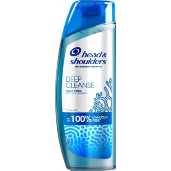 Head & Shoulders Deep Cleanse Scalp Detox with Sea Minerals šampón na vlasy proti lupinám 300 ml