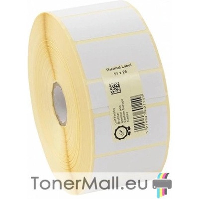 Brother Thermal Label 51x26mm, 3000 labels, LDE1E026051127P