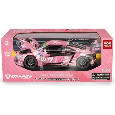 Daffi Model RMZ Hobby AudiR8 2015 růžová H-113 81130 1:32