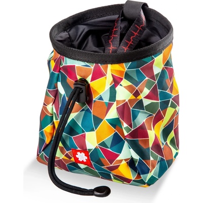 Ocun Торбичка за магнезий Ocun Lucky + Belt Chalk bag - Cubist Mosaic - размер One Size (335-0591-1111)