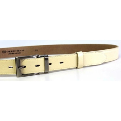 Penny Belts pánský kožený pásek 30-020-4-02 béžový