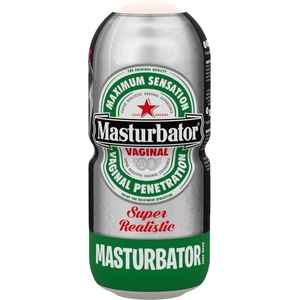 Alive Masturbator Heineken Vagina