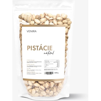 VENIRA pistácie prírodné nesolené 1000 g