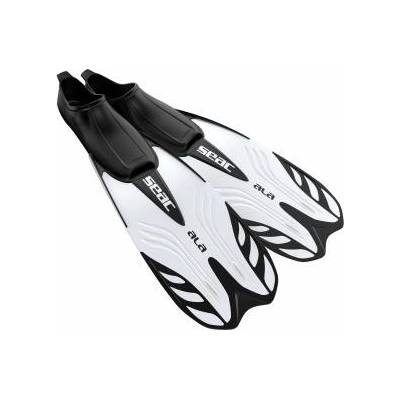 Seac Sub Seac ALA, fins with closed foot section, ideal for snorkeling and swimming, WHITE, 44/45 - 0710033120491A