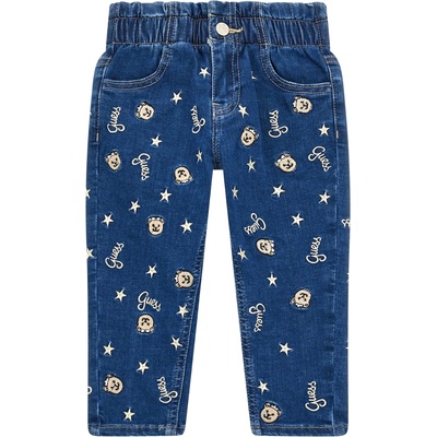 Guess Детски дънки Guess - С мечета, сини, 24 м (K4BA03-D5G60-YEAD-24M)
