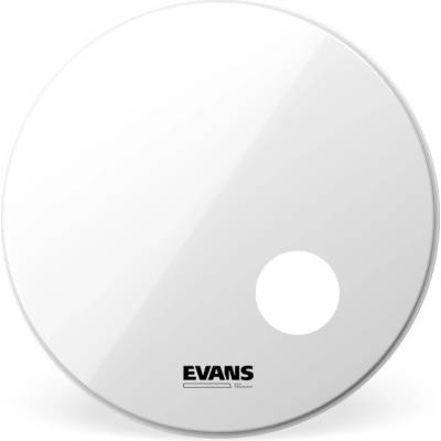 Evans 24" EQ3 Reso Smooth White