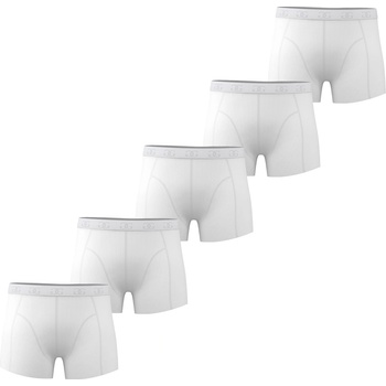 Giorgio Боксерки Giorgio Mens Essential 5-Pack Trunks - White