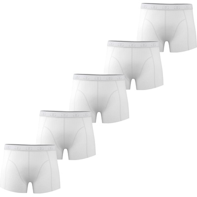 Giorgio Боксерки Giorgio Mens Essential 5-Pack Trunks - White