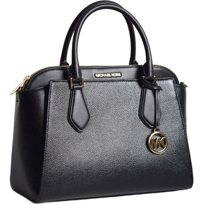 Michael Kors kožená kabelka Daria large triple černá