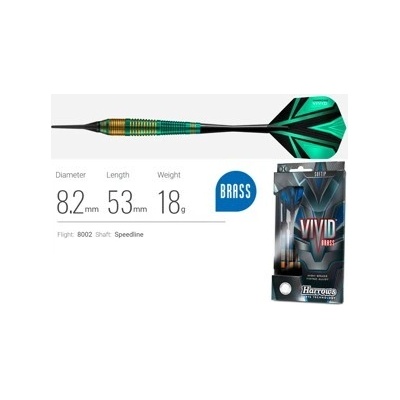 Harrows soft Vivid Green zelené 18g