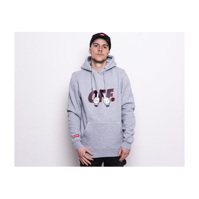Cayler & Sons Seriously Hoody Heather Grey/Red