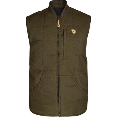 Fjällräven Мъжки синтетичен елек Fjällräven Grimsey Vest Fleece vest - Dark Olive (032-0282-0215)