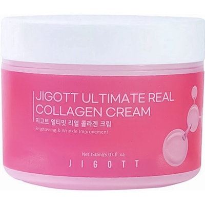 Jigott Collagen Ultimate Real Collagen Cream zpevňující pleťový krém 150 ml
