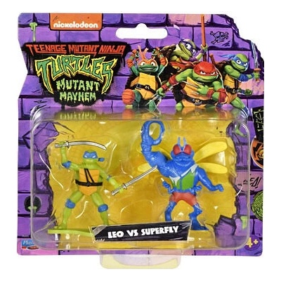 Orbico Teenage Mutant Ninja Turtles - Miniželvy NINGA, 2 ks v balení, Leo vs Superfly