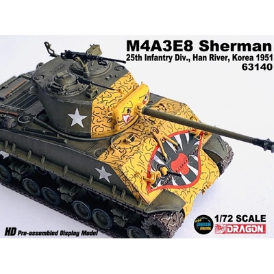 Dragon M4A3E8 Sherman US Army 25th Infantry Div. Han River Korea 1951 1:72