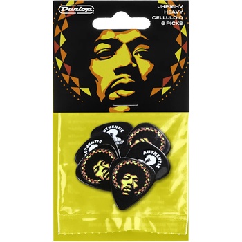 Image 1 of Dunlop Jimi Hendrix Guitars Aura 6 Перце за китара (JHP16HV)