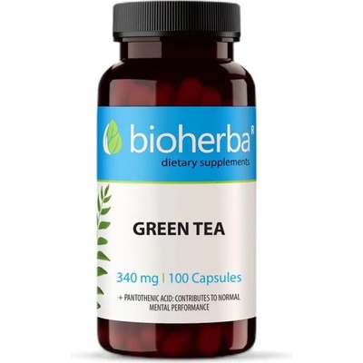 Bioherba Green Tea 340 mg [100 капсули]