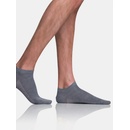 Bellinda Krátké pánské bambusové ponožky BAMBUS AIR IN-SHOE SOCKS šedá