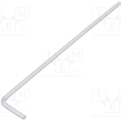 Imbusový klíč Wiha 01395, kulovitá HEX 2,5mm 113mm Povlak chrom