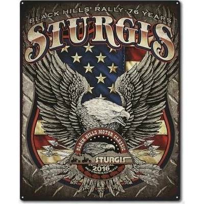 Plechová cedule Sturgis Eagle