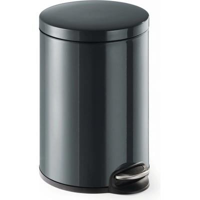 Durable Odolný kovový s pedálmi 20 l okrúhly, 341258 antracit