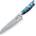 Dellinger Нож Santoku RESIN FUTURE, 17 см, син, Dellinger (DNGRH189)