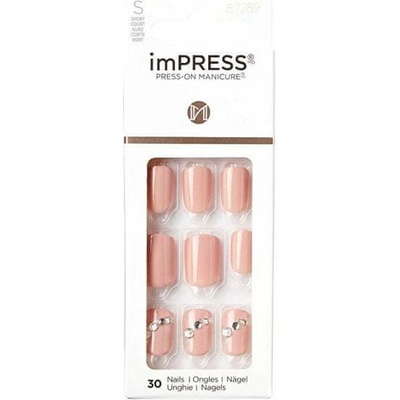 KISS Samolepiace nechty imPRESS Nails Crystal Blossom 30 ks