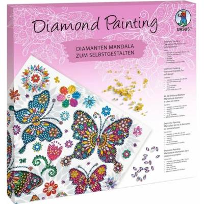 URSUS Diamond Art Painting umělecká sada - Motýlci