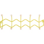 PT LIVING Жълта метална стенна закачалка 61 cm Zig Zag - PT LIVING (PT4274BY)