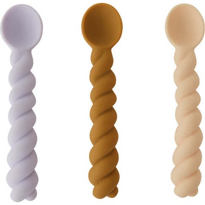 OYOY Mellow детски лъжички, топли цветове, 3 бр (M107155)