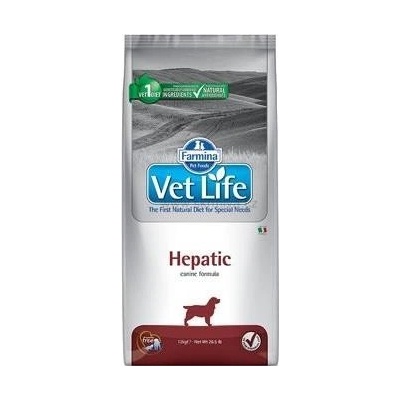 Vet Life Natural Dog Hepatic 12 kg