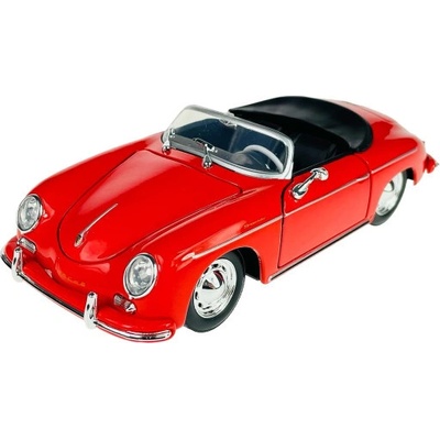 Welly Porsche 356A Speedster convertibla červená 1:24