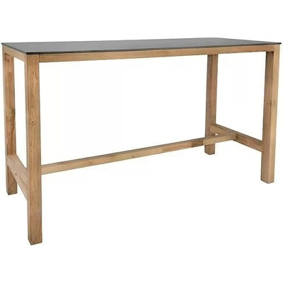 Sunfun Zoe Záhradný stôl barový, 200 x 50 x 110 cm, teakové drevo, keramika, K2102-1