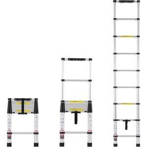 VEVOR Телескопична сгъваема стълба vevor ml-1026ph/ 2.6 м (ml-1026ph)