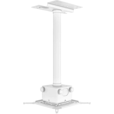 Multibrackets Стойка за проектор за таван MB-0594, регулируема на височина, 90º страничен наклон, макс. 40 kg, бяла (7350105210594)
